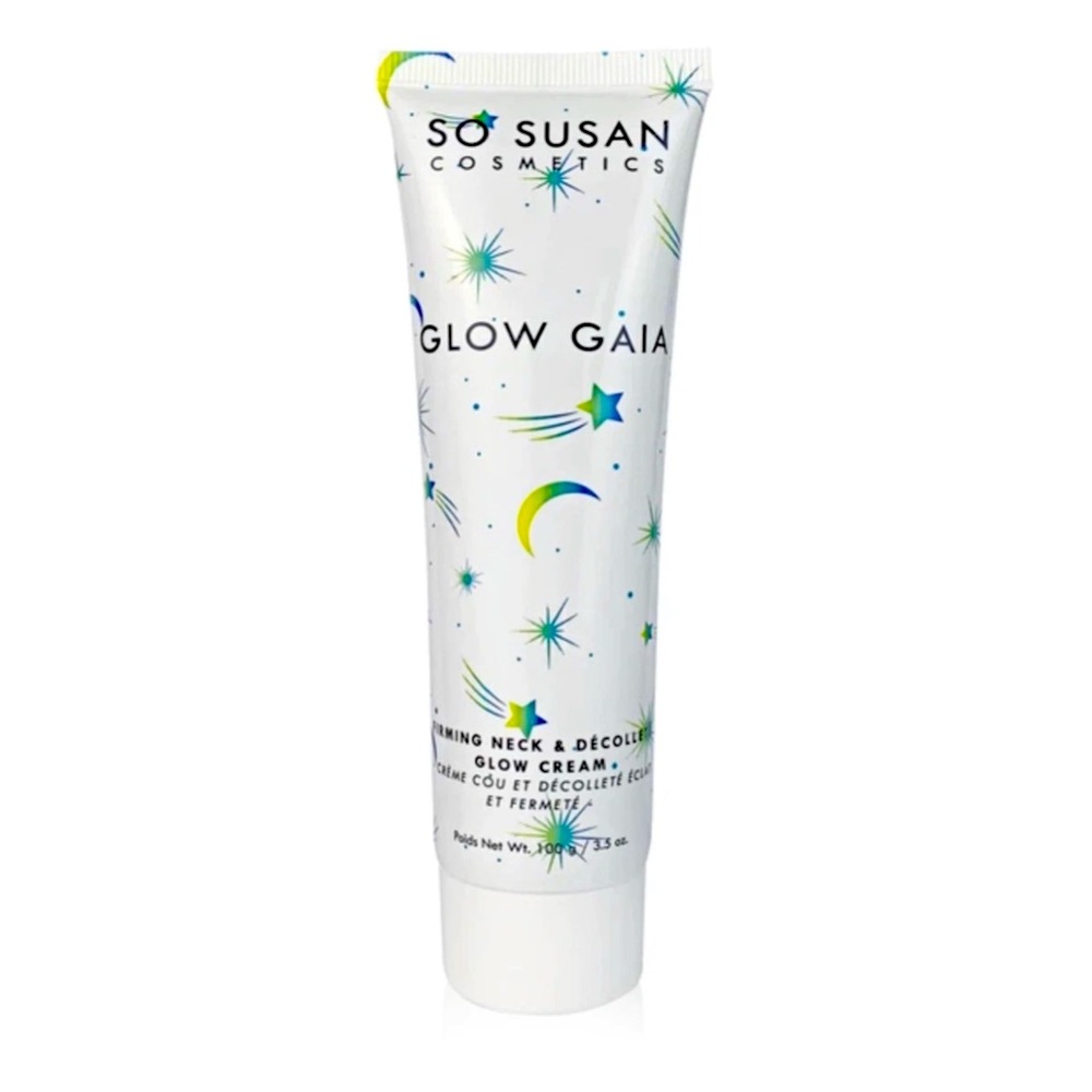 So Susan Cosmetics GLOW GAIA Firming Neck & Décollete Glow Cream 3.5 oz/100g NEW